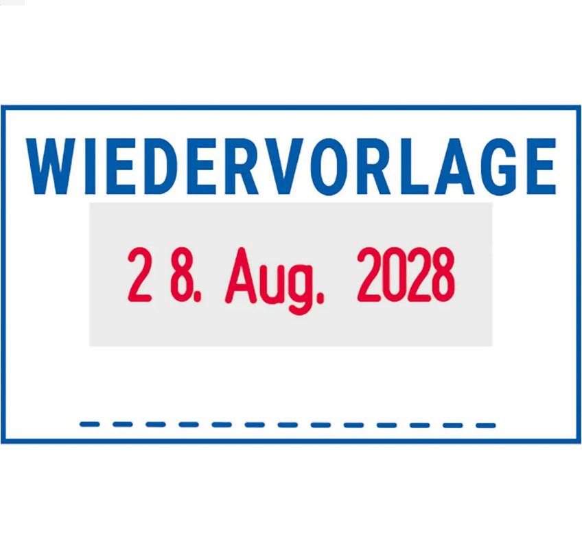 Trodat Office Professional 5430 "WIEDERVORLAGE" 