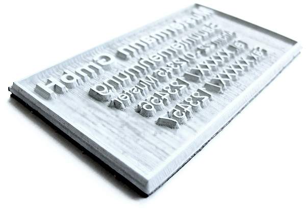 Textplatte für Colop Printer 10