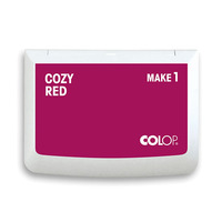 Stempelkissen Colop Make 1 cozy red, Größe: 9 x 5 cm