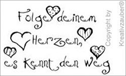 Motivstempel inkl. Textplatte Abdruck Motivstempel inkl. Textplatte Abdruck